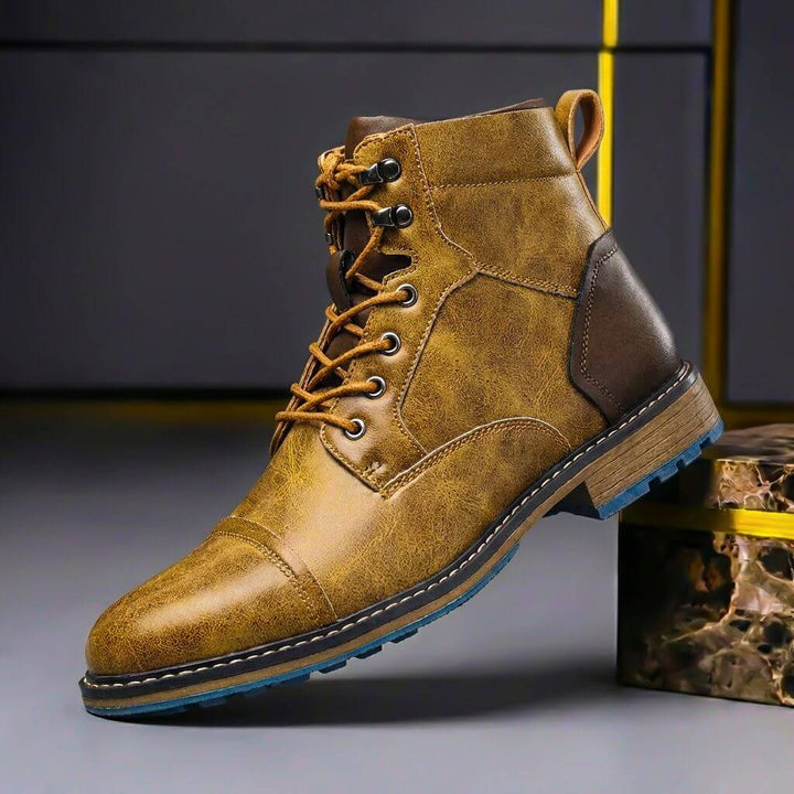Rowan | Stivali vintage in pelle bicolore