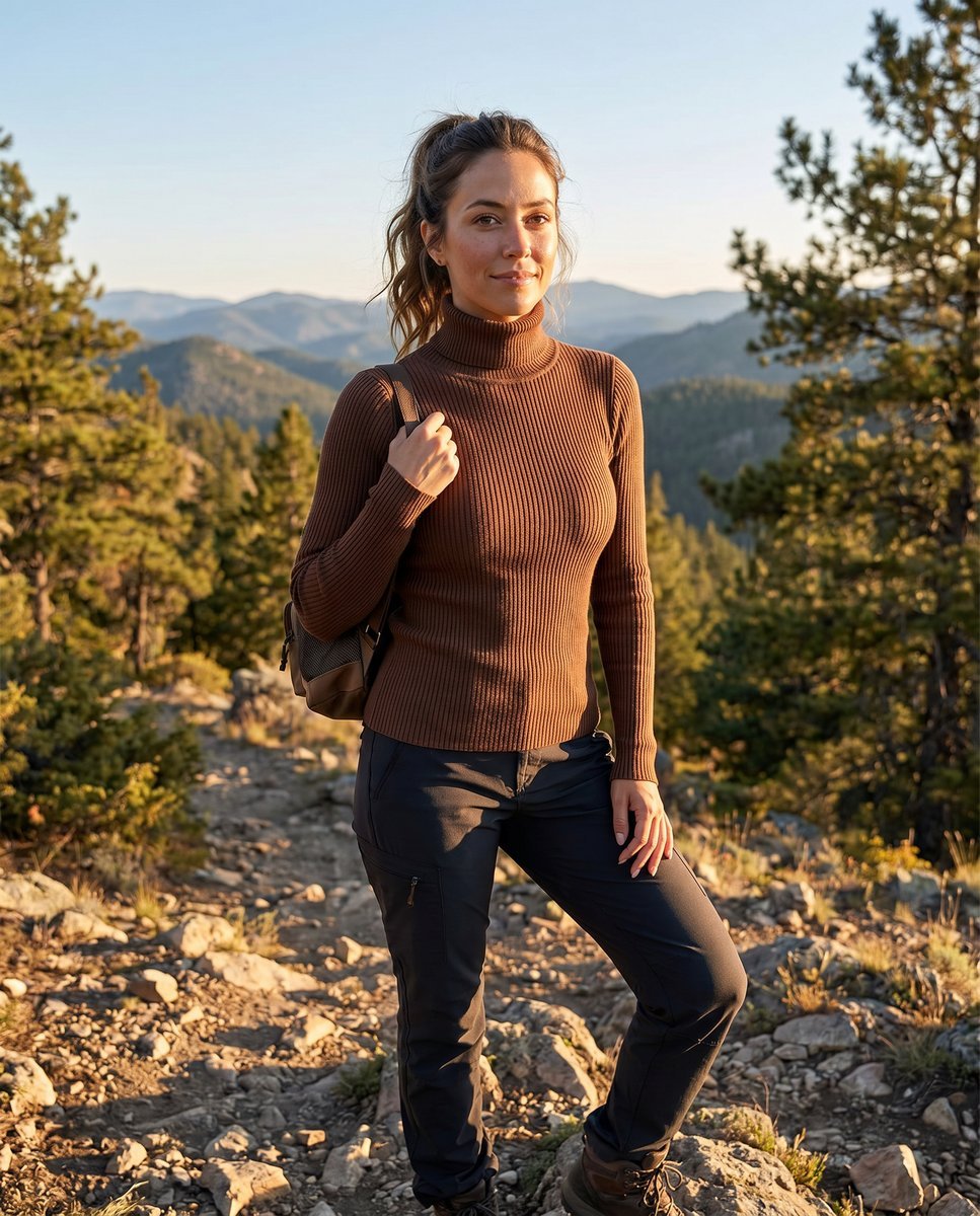Marie | Ribbed Turtleneck Sweater for Women
