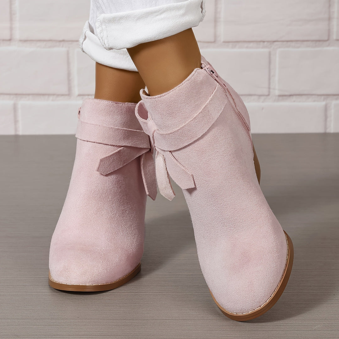 Velmira | Elegante Stiefeletten mit Blockabsatz für Damen