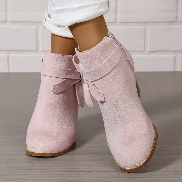 Velmira | Elegante Stiefeletten mit Blockabsatz für Damen