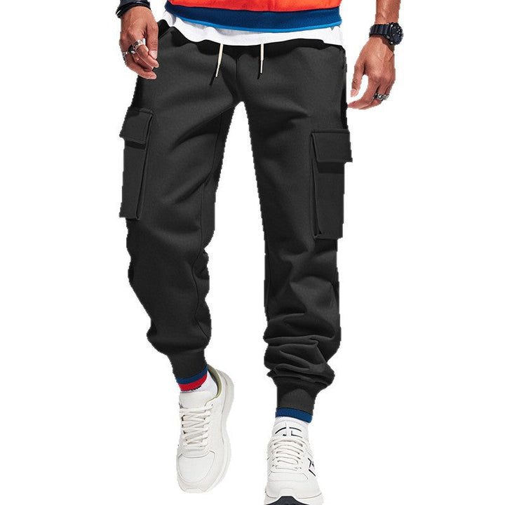 Drune | Pantaloni cargo casual con vita elasticizzata