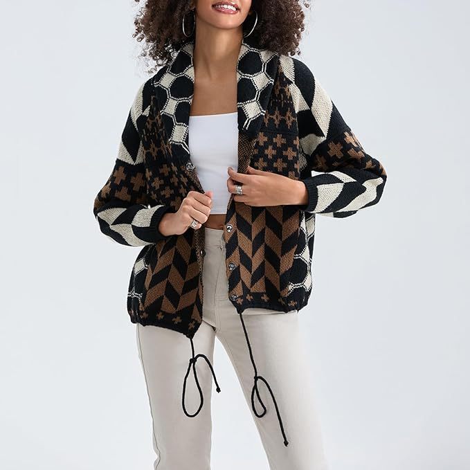 Noelle | Oversized Button Knit Cardigan