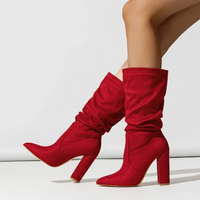 Herbst | Lässige Stiefel bis zur Mitte der Wade