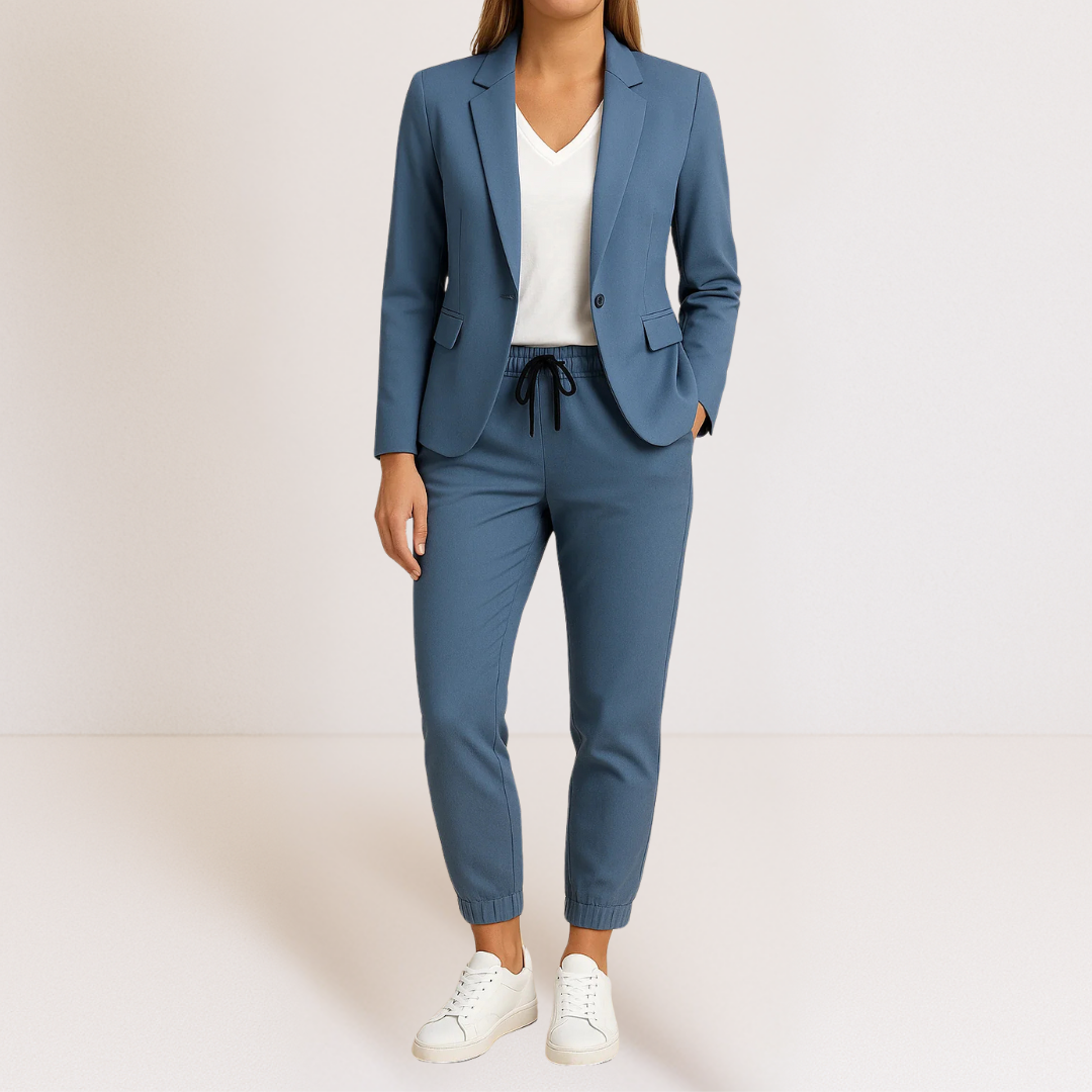 Elena | Completo elegante da donna con blazer e jogger affusolati