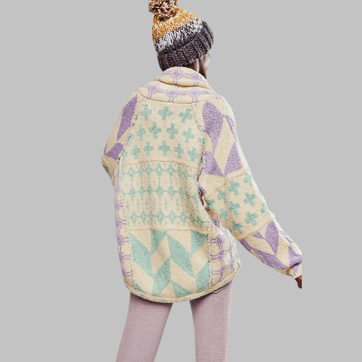 Noelle | Oversized Button Knit Cardigan