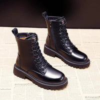 Chloe | Comfortable And Warm Contemporary Leather Boots