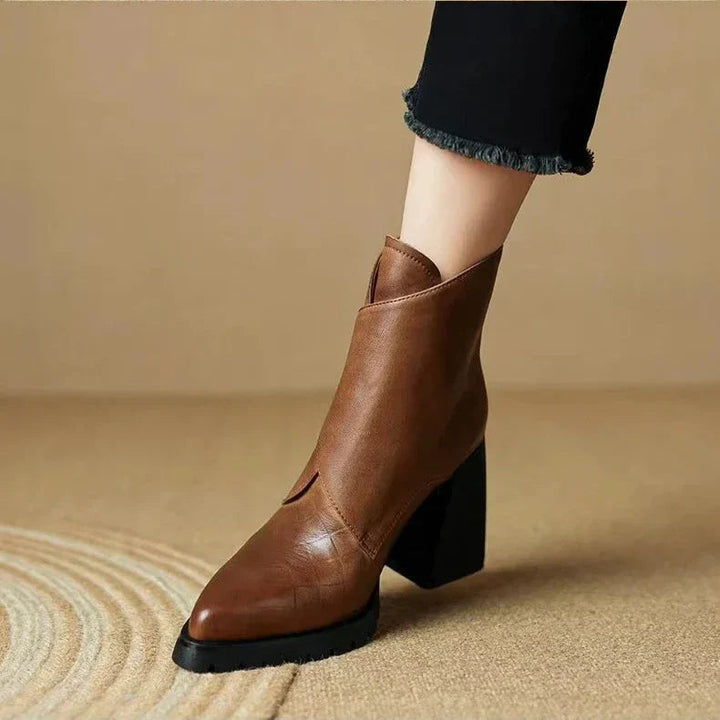 Michelle | Bequeme und elegante moderne Stiefel mit Blockabsatz