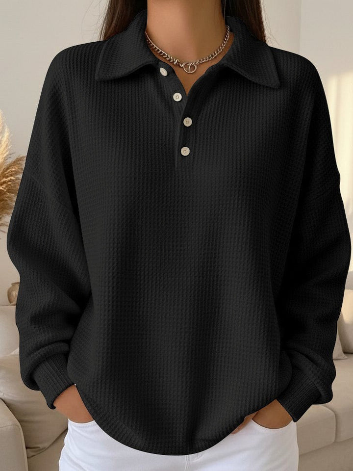Brooke | Polo Collar Knit Sweater