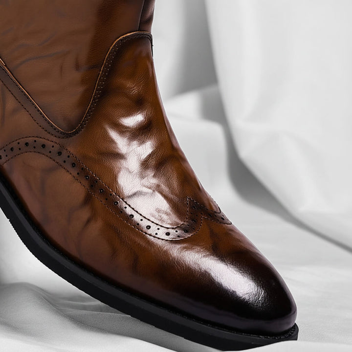 Hudson | Stivali vintage in pelle genuina
