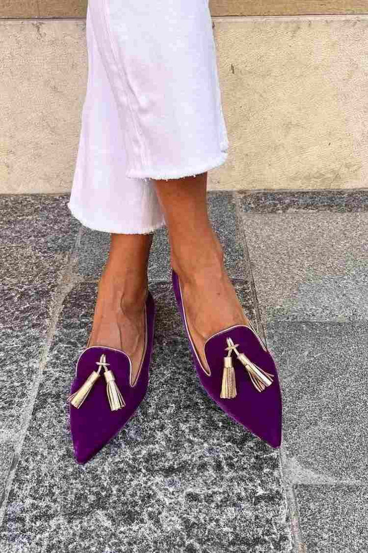 Colette | Mocassini eleganti da donna con nappine