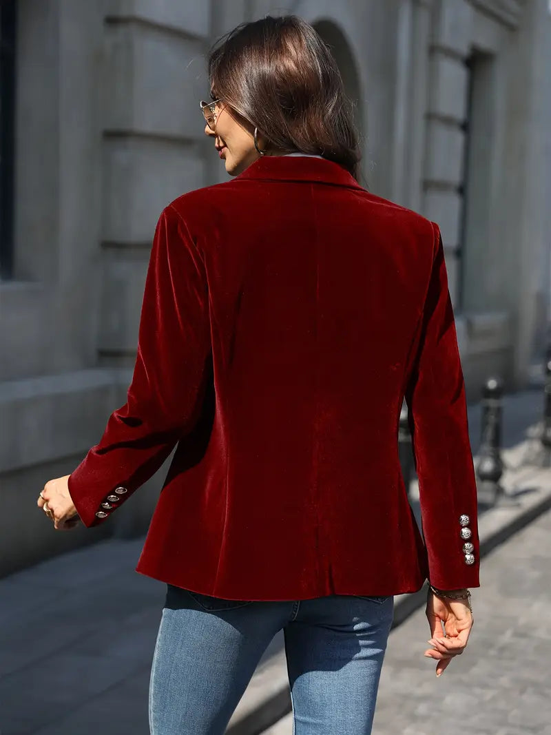 Aurora | Blazer lussuoso da donna in velluto intramontabile