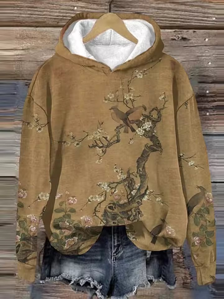 Lylia | Oversized Hoodie with Jacquard Pattern