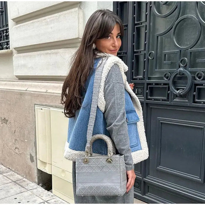 Drunelle | Gilet elegante dal fascino nostalgico con bottoni frontali