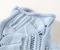 Sofia | Women's Cable Knit High Collar Sweater