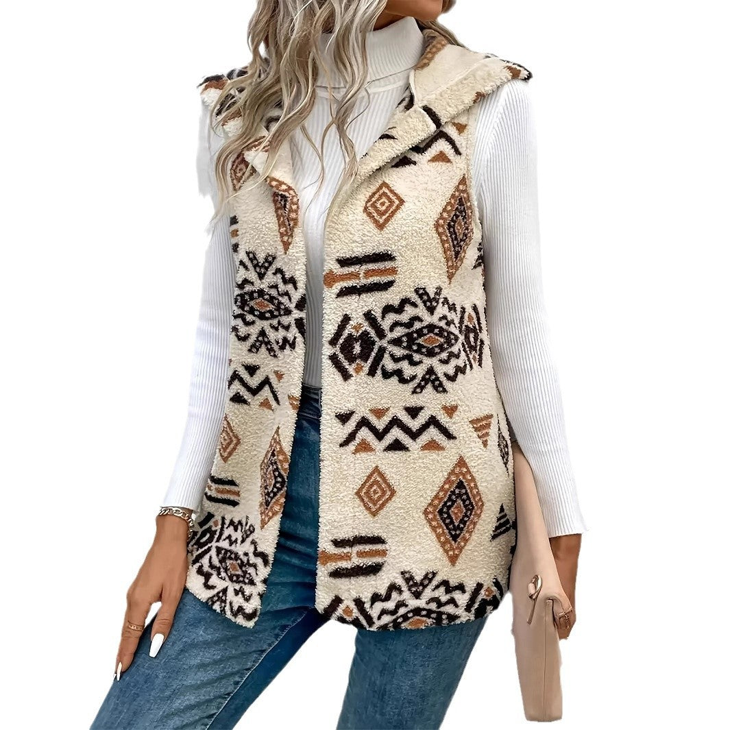 Marcella | Weste mit geometrischem Muster