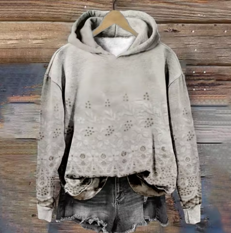 Grace | Hoodie – Soft Floral Design for Women