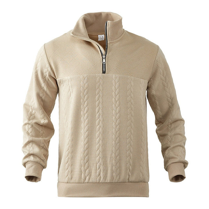 Andras | Knit Sweater – Classic Quarter-Zip Style for Men