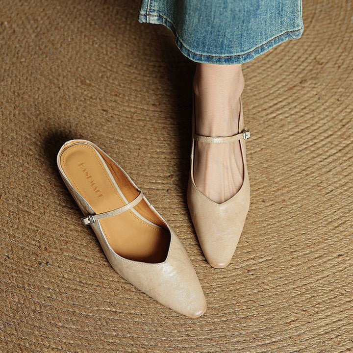 Valerisse | Mules in pelle con punta affusolata