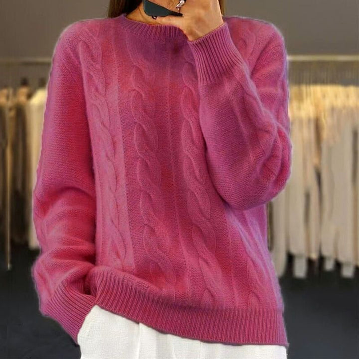 Karin | Cable Knit Sweater – Cozy & Timeless Style for Women