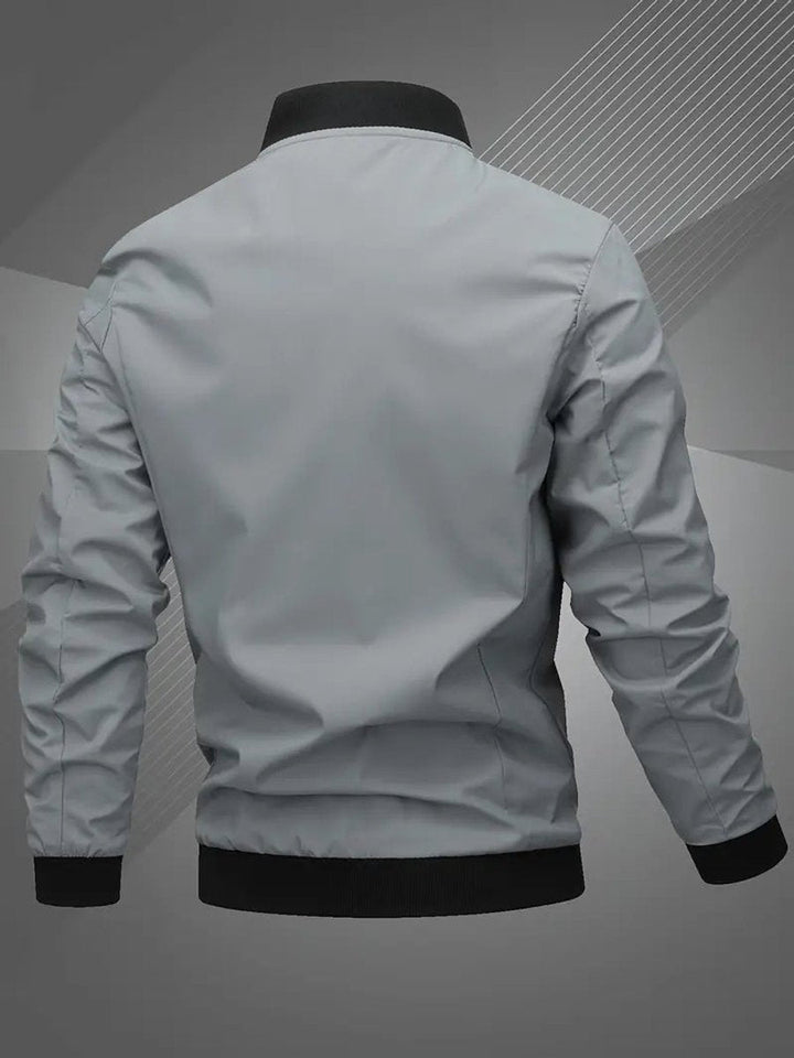Mariselle | Men's Casual Regular-Fit Polyester Bomber Jacket