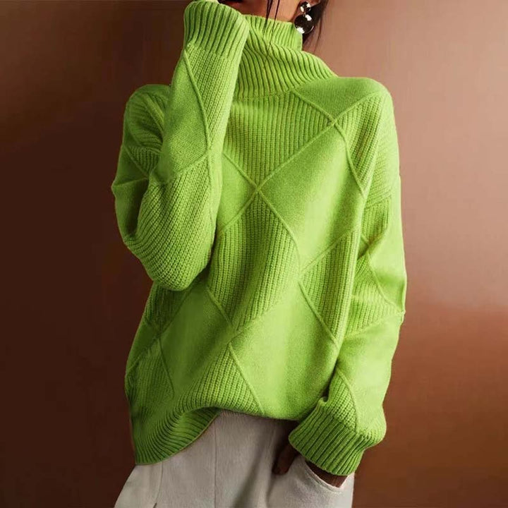 Greta | Turtleneck Sweater – Casual Knit Style for Women