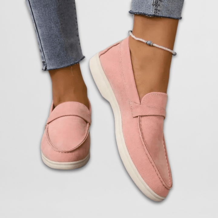 Beatrice | Bequeme Damen-Loafer aus weichem Veloursleder für den ganzen Tag