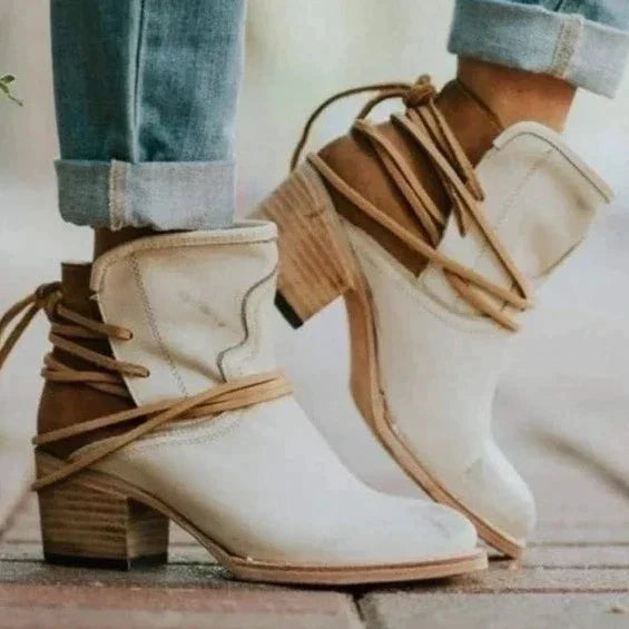 Elizabeth | Stivali da cowboy western con lacci per donna