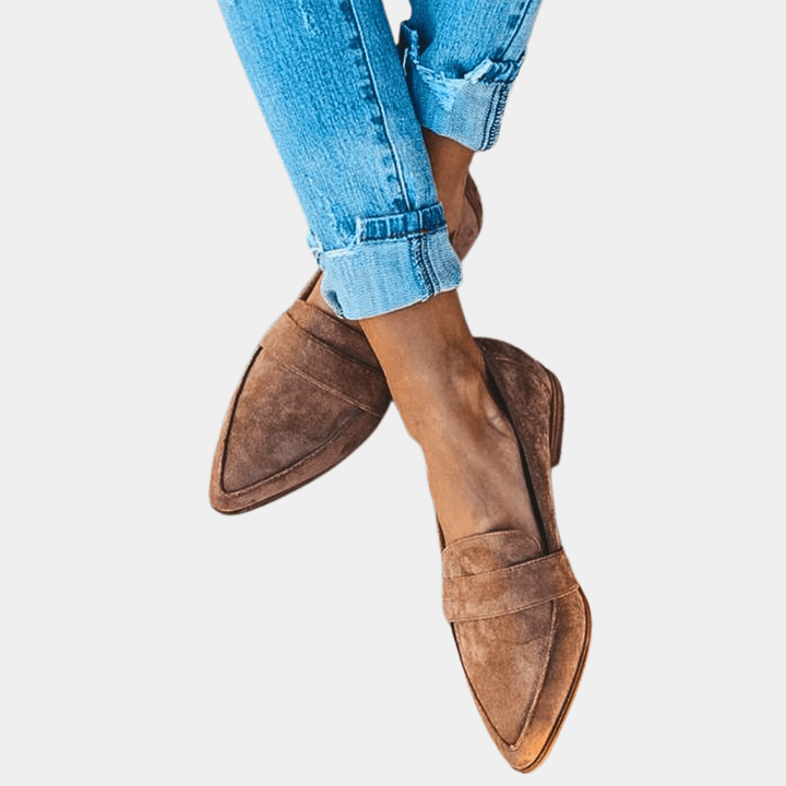 Elora | Alltagstaugliche Damen-Loafer aus Leder zum Hineinschlüpfen