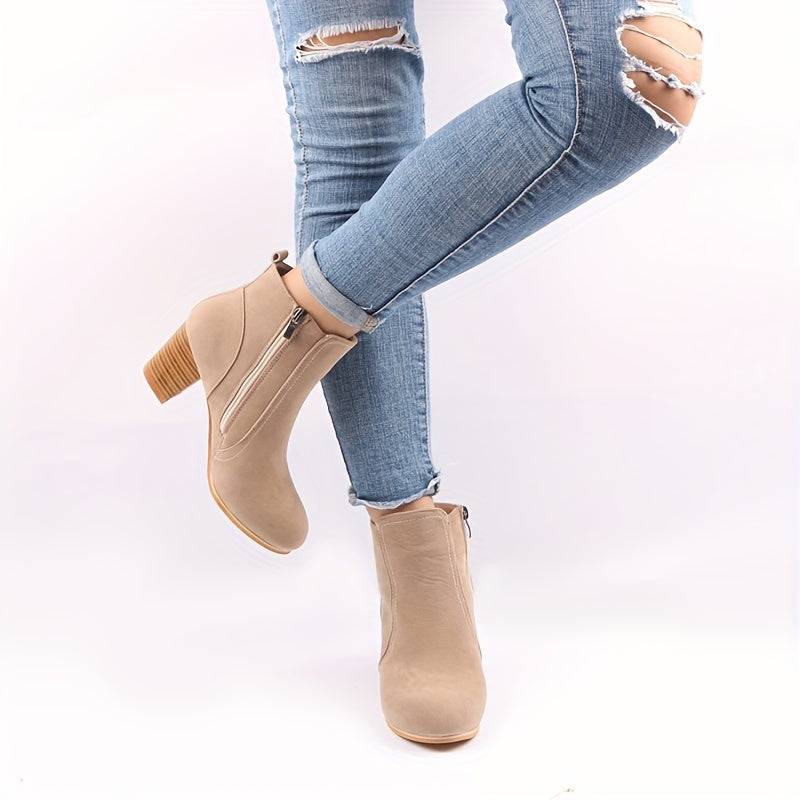 Kezia | Stilvolle Ankle Boots für Damen mit Blockabsatz