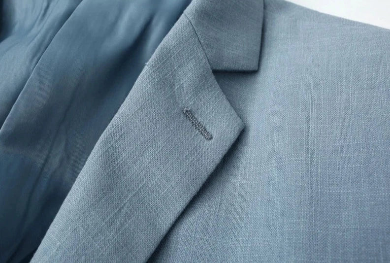 Alex | Blazer elegante in lino dallo stile intramontabile