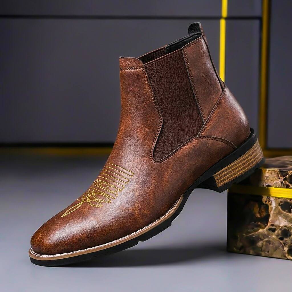 Colton | Stivali vintage in vera pelle italiana