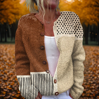 Delphine | Polka Dot Knit Cardigan