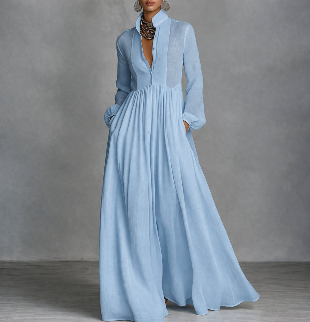 Sorelle | Elegantes fließendes A-Linien-Maxikleid
