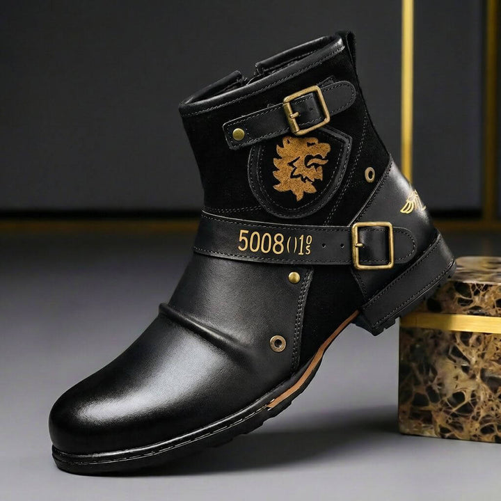Grayson | Stivali in pelle stile vintage