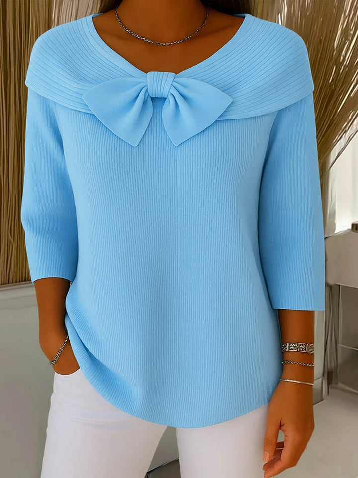 Claire | Bow Detail Knit Sweater