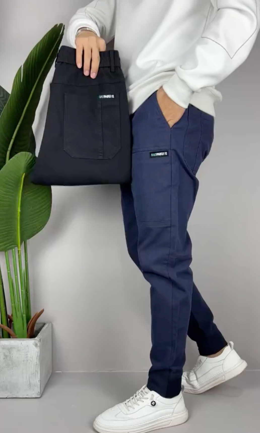Elyndra | Pantaloni cargo elasticizzati alla moda