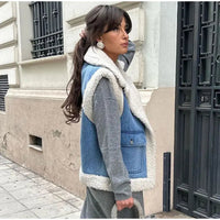 Drunelle | Gilet elegante dal fascino nostalgico con bottoni frontali