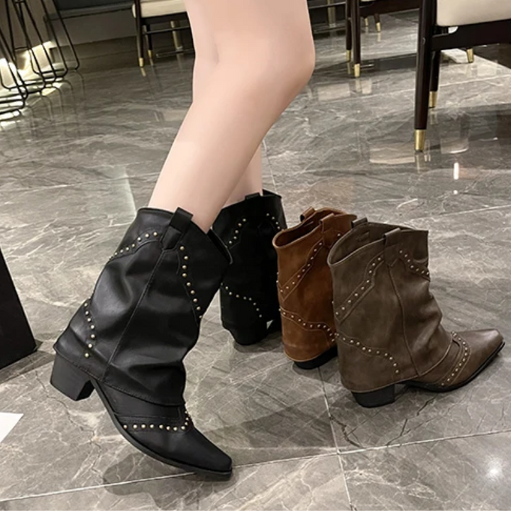 Sierra | Studded Western Cowboy Boots for Women