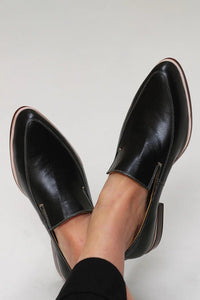 Seraphina | Minimalistische Damen-Loafer aus Leder zum Hineinschlüpfen