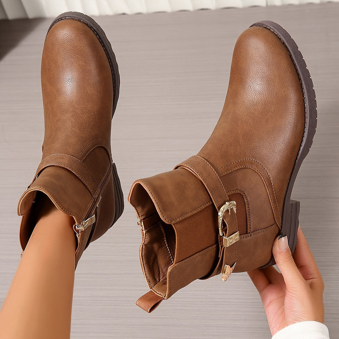 Aurelia | Stivaletto western elegante da donna con fibbia