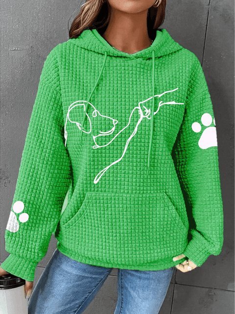 Nathalia | Hoodie with Dog Print – Cozy Style for Women