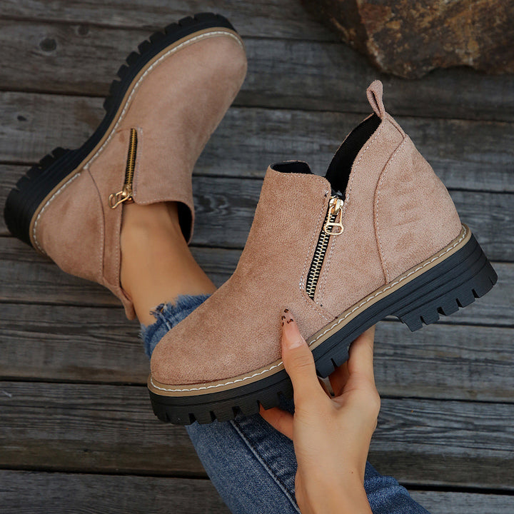 Lerelle | Schicke Wildleder-Plateau-Stiefeletten für Damen