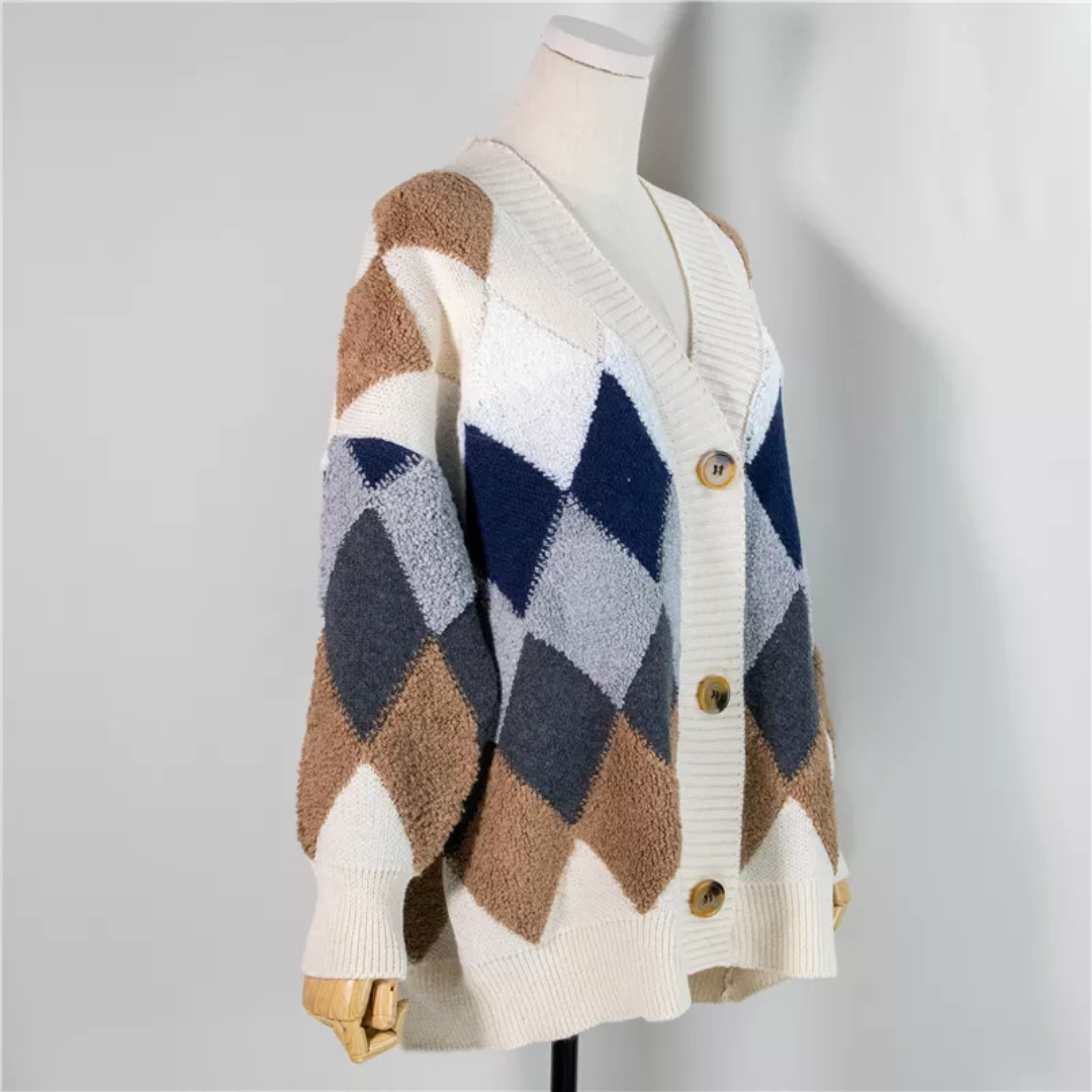 Novelle | Gilet oversize con bottoni frontali