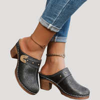 Alice | Klassische Clogs mit Blockabsatz für Damen