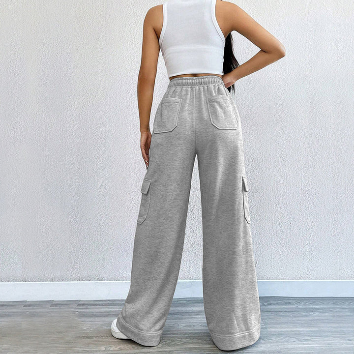 Drunelle | Pantaloni cargo casual a gamba ampia