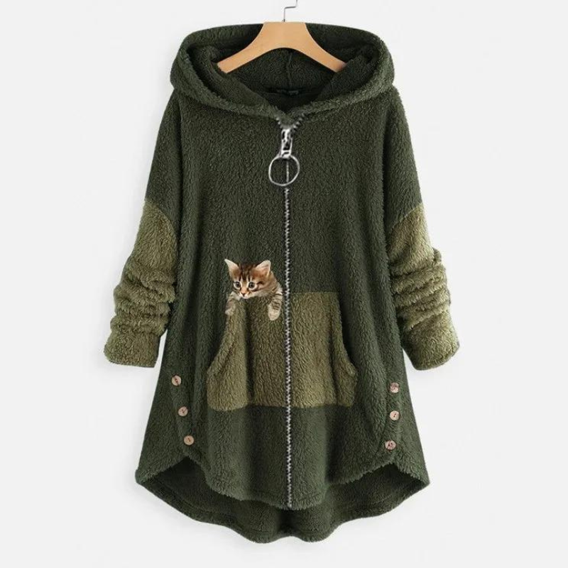 Agnes | Plush Hoodie – Soft Stylish Comfort for Women