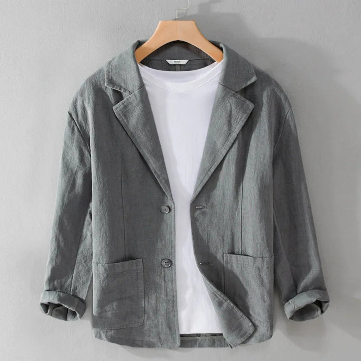 Terran | Lässiger Blazer mit entspannter Passform in Erdtönen für Herren