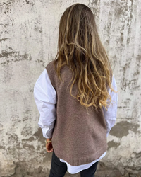 Clarisel | Gilet smanicato elegante lavorato a maglia