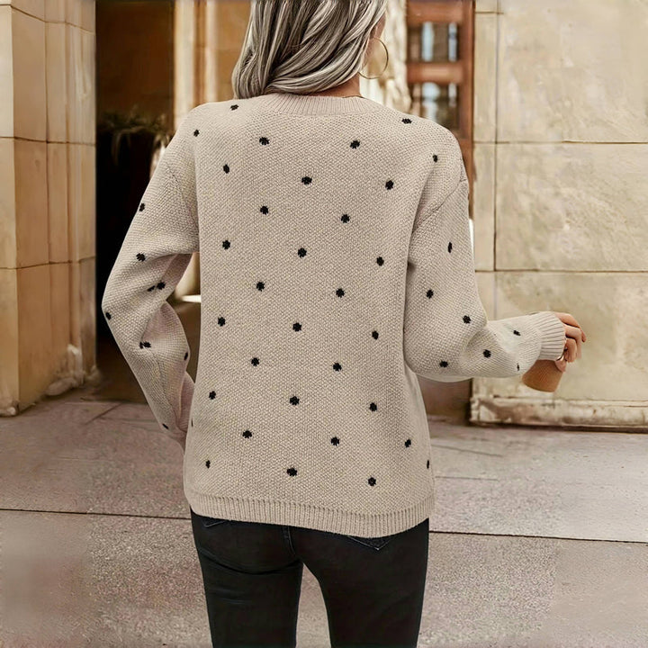 Aurelia | Dotted Knit Relaxed-Fit Sweater