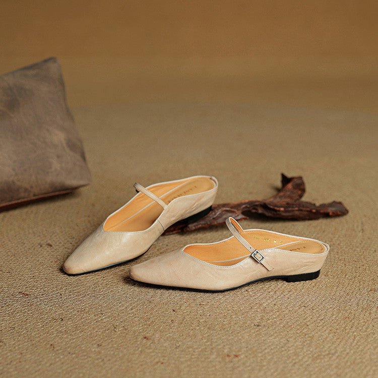 Valerisse | Mules in pelle con punta affusolata
